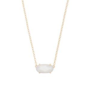 Kendra Scott ever gold white pearl necklace